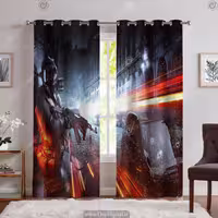 پرده سه بعدی بازی Battlefield برای اتاق گیمینگ PK-6549