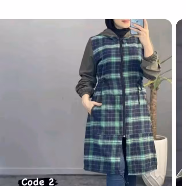 مانتو زنانه چهار خونه