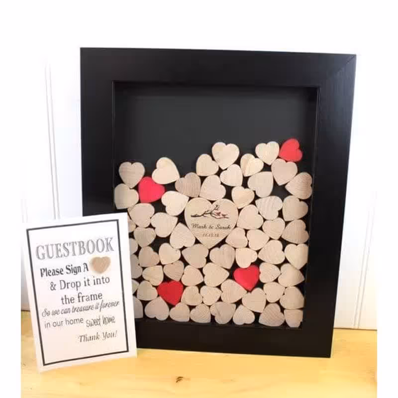 تابلو یادبود عروسی و تولد قلکی (4040)