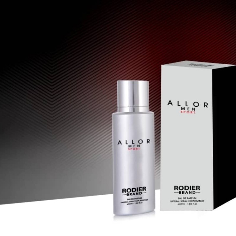 ادکلن جیبی رودیر مدل آلور من اسپرت ( ALLOR MEN SPORT ) ، حجم 30 میل