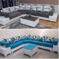 مبل ال دوبل دسته دار تنوع رنگ