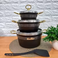 قابلمه 3عددی ماموت دسته طلایی