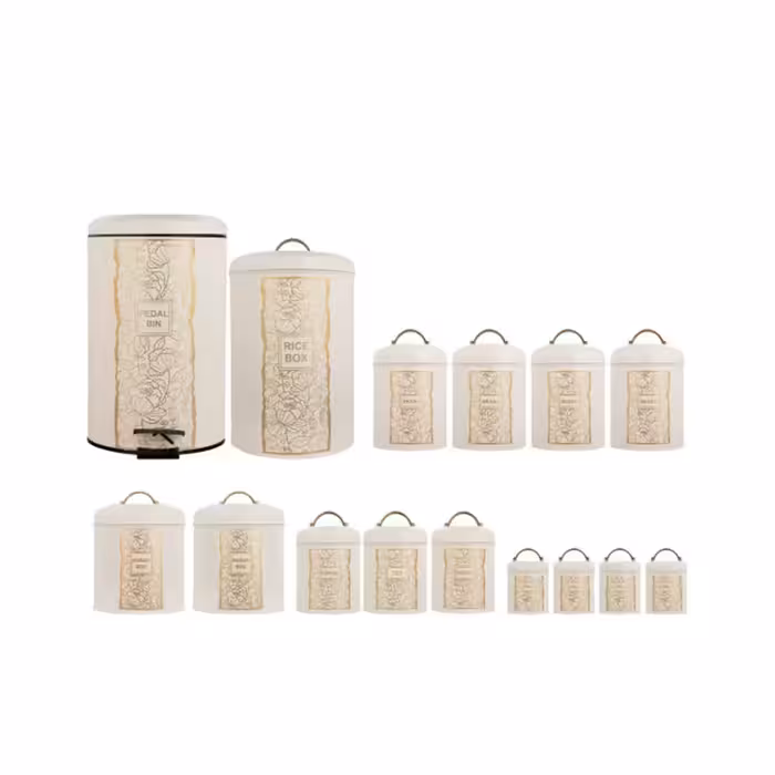 سرویس آشپزخانه 15پارچه بی.وی.کی مدل Lotus