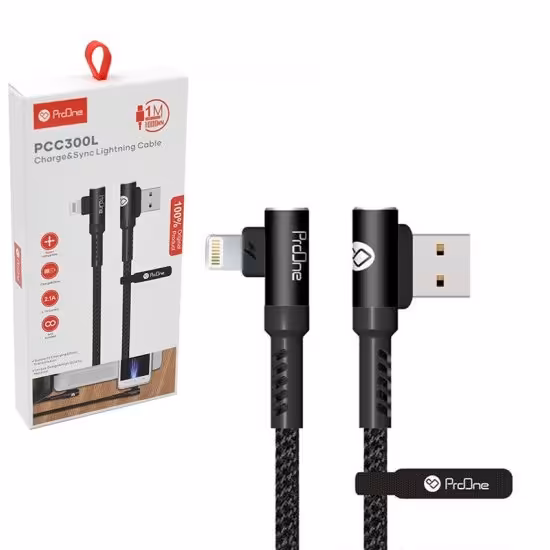 کابل آیفون (lightning) طول 1 متر ProOne مدل PCC300L

