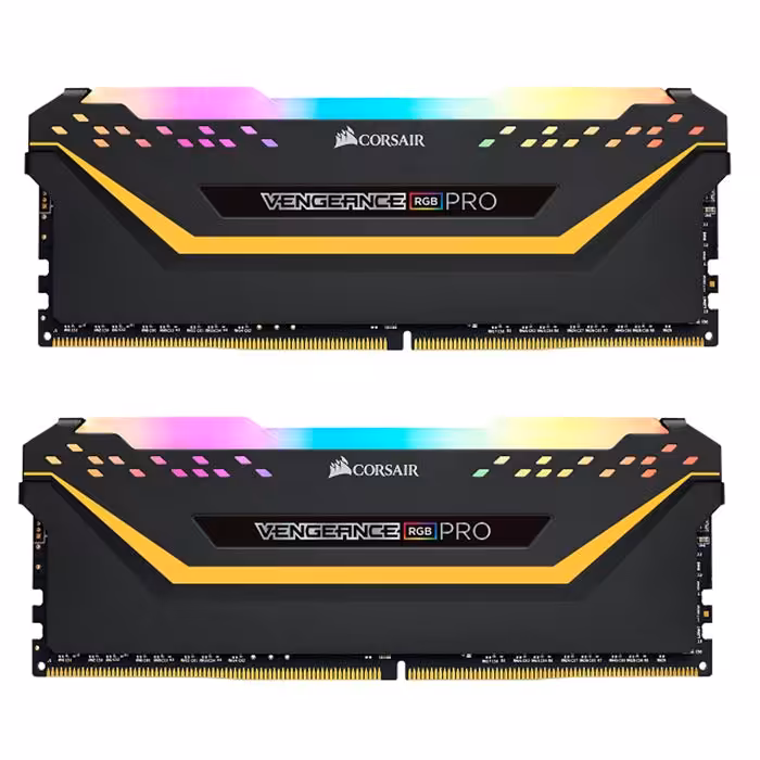 رم دو کاناله کرسیر مدل VENGEANCE RGB PRO TUF با حافظه 16 گیگابایت و فرکانس 3200 مگاهرتز