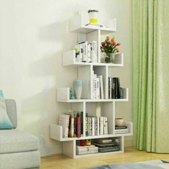 کتابخانه دکوری مدل کاج پارسمن