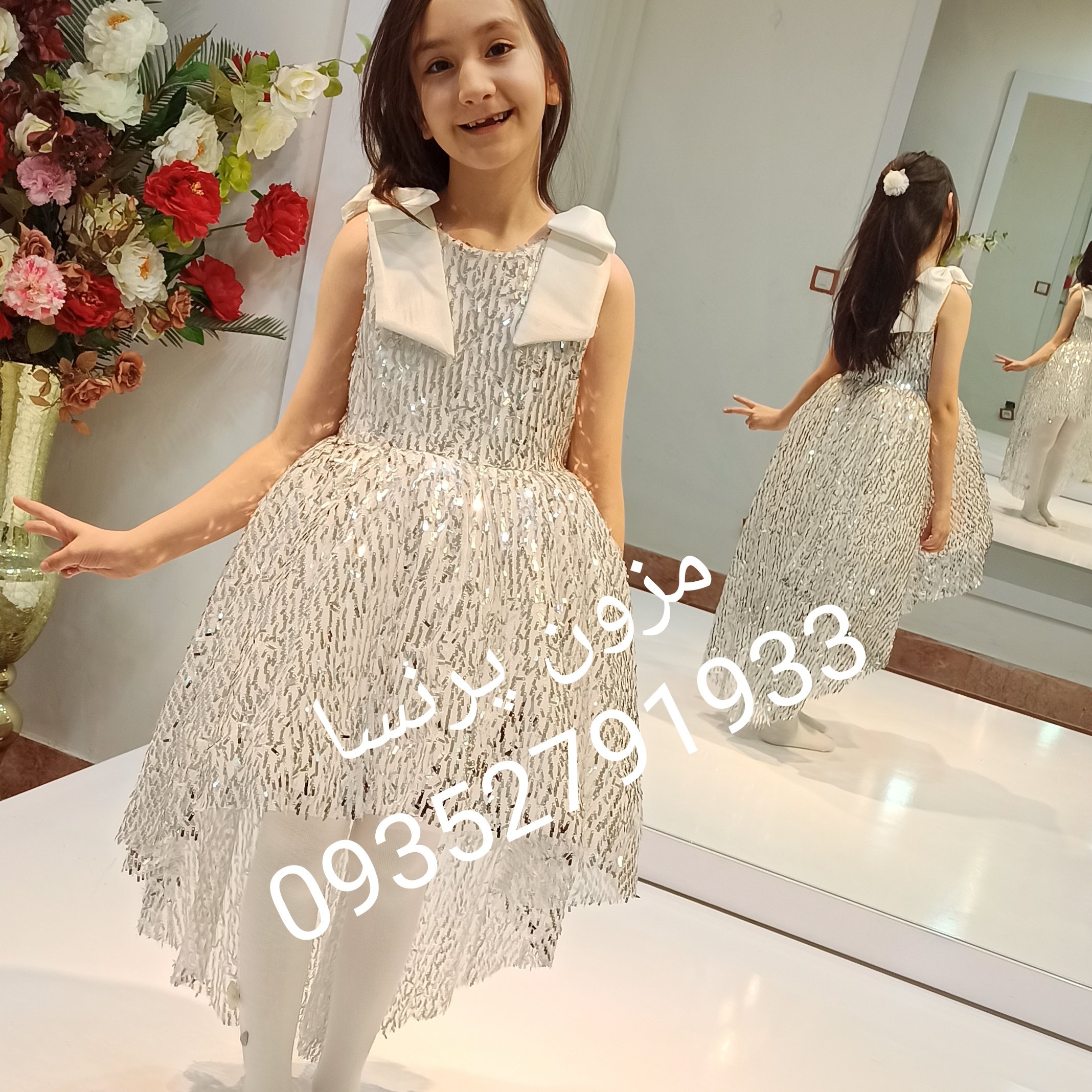 پیراهن مجلسی دخترانه بسیار شیک و زیبا
