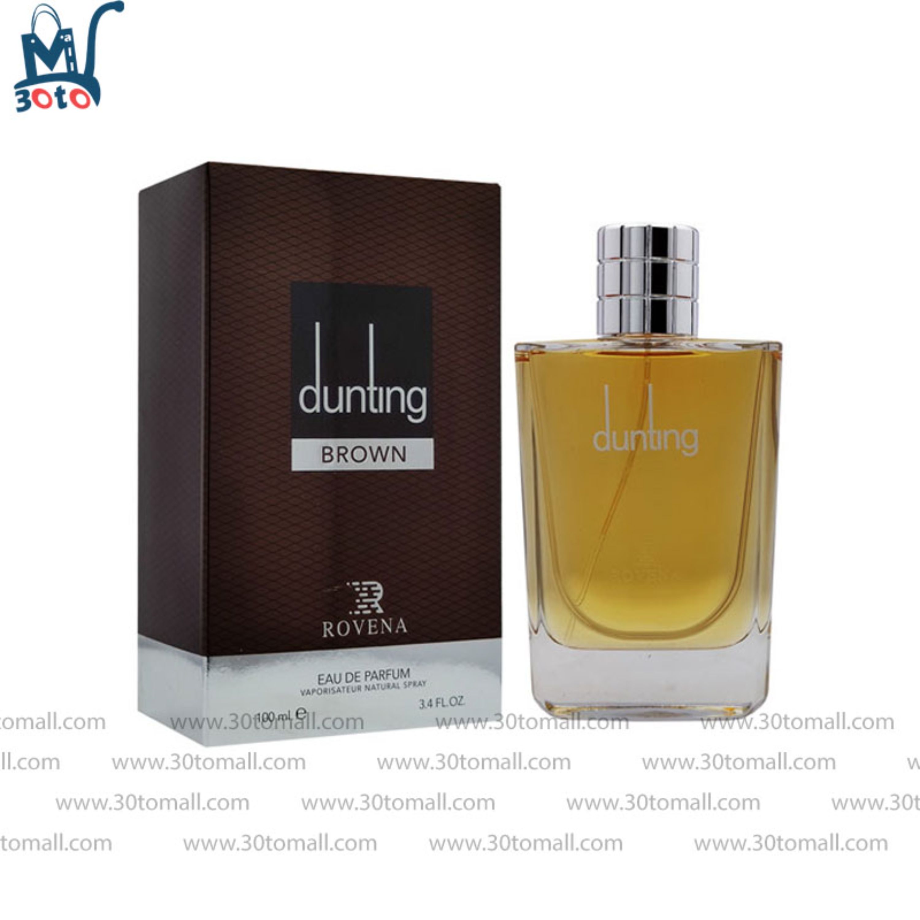 ادوپرفیوم مردانه روونا مدل dunting brown حجم 100میلی لیتر