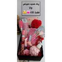 پک صورتی آرایشی زنانه ولنتاین