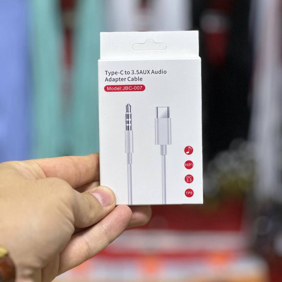 تبدیل جک Type C به 3.5 میلیمتر َAux Type c