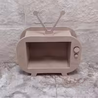 باکس تی وی چوبی سایز  بزرگ خام و بدون رنگ دکوری مناسب سیسمونی و اتاق کودک رنگاچوب
