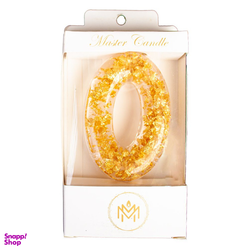 شمع تولد طرح عدد صفر مدل لاکچری