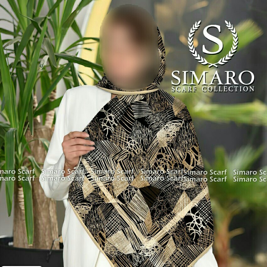 روسری ساتن ابریشم مجلسی قواره 110 کد 022