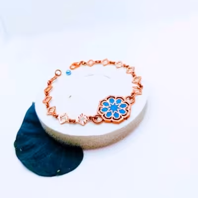 دستبندمس فیروزه کوبی اسلیمی2