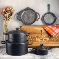 سرویس چدن 8 پارچه نالینو مدل Tekla (با جعبه چوبی)