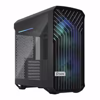 کیس فرکتال Torrent Compact Black RGB TG Light Tint