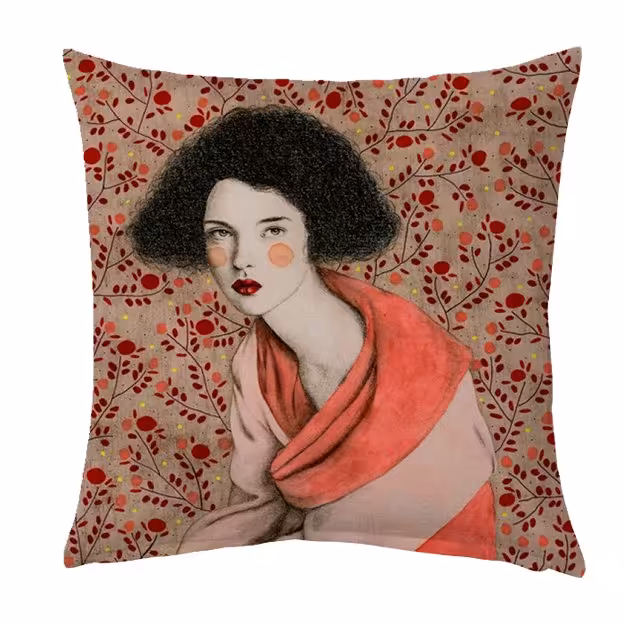 کاور کوسن کراس‌ماه طرح سوفیا  سایز 30 در 30 سانتی کد C2140