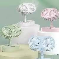 پنکه شارژی رومیزی دو موتوره پرتابل تاشو پنکه رومیزی پنکه پرتابل تاشو