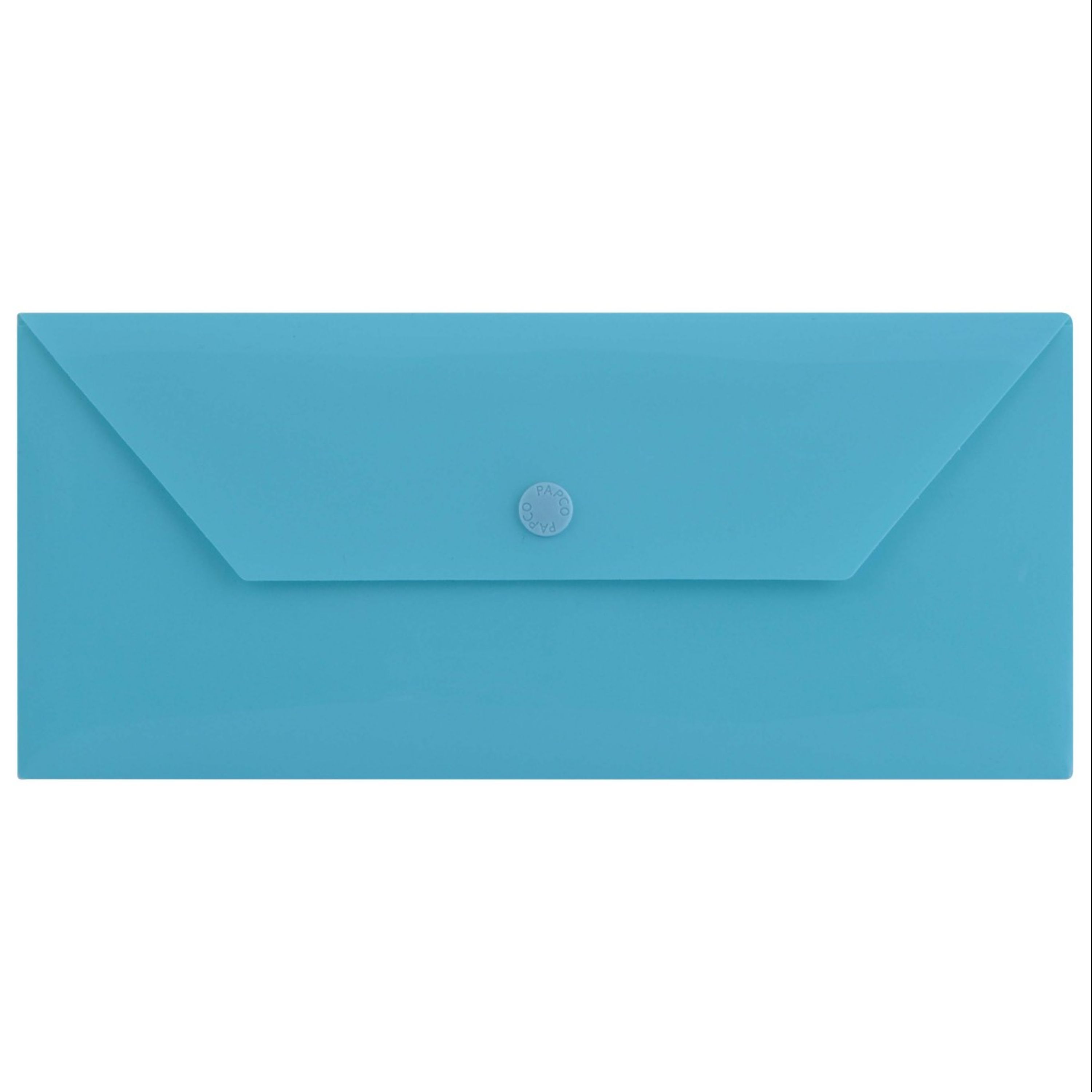 پوشه دکمه دار  پاپکو مدل مات کد 104 رنگ  فیروزه ای