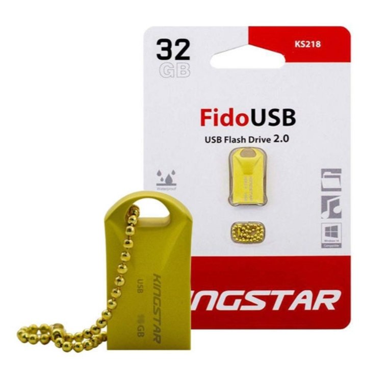 فلش مموری کینگ استار مدل KS218 Gold ظرفیت 32 گیگابایت

