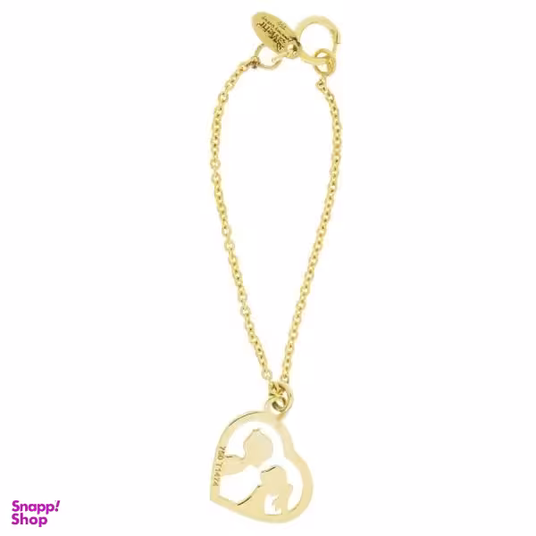 آویز ساعت طلا 18 عیار زنانه طرح لاو کد UW002