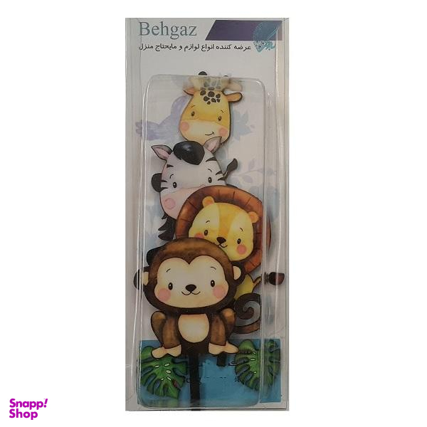 تاپر تزیین کیک به گز مدل باغ وحش مجموعه 6 عددی