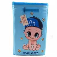 سبد اسباب بازی پارچه ای و باکس لوازم اتاق کودک بلیس بیبی Bliss Baby طرح پسر