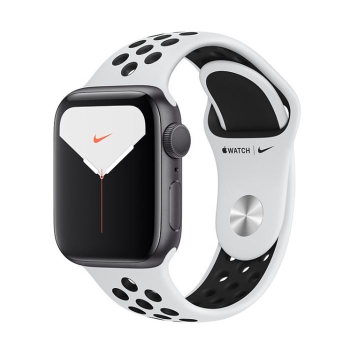 ساعت مچی هوشمند اپل واچ سری 5 40 میلیمتر با بند Platinum/Black Nike Sport