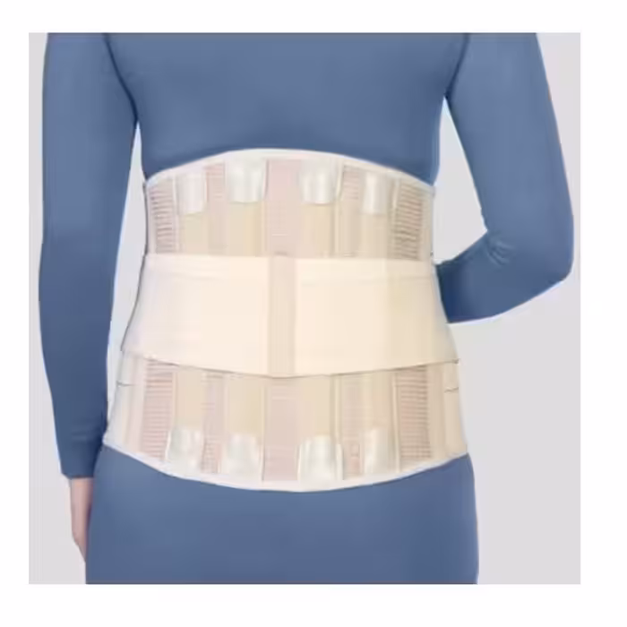 کرست لومبو ساکرال با کش دوبل مدل طب و صنعت کد 53100 در سایزهای مختلف 