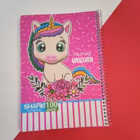 دفتر 100 برگ شفیعی سیمی جلد طلقی باکیفیت