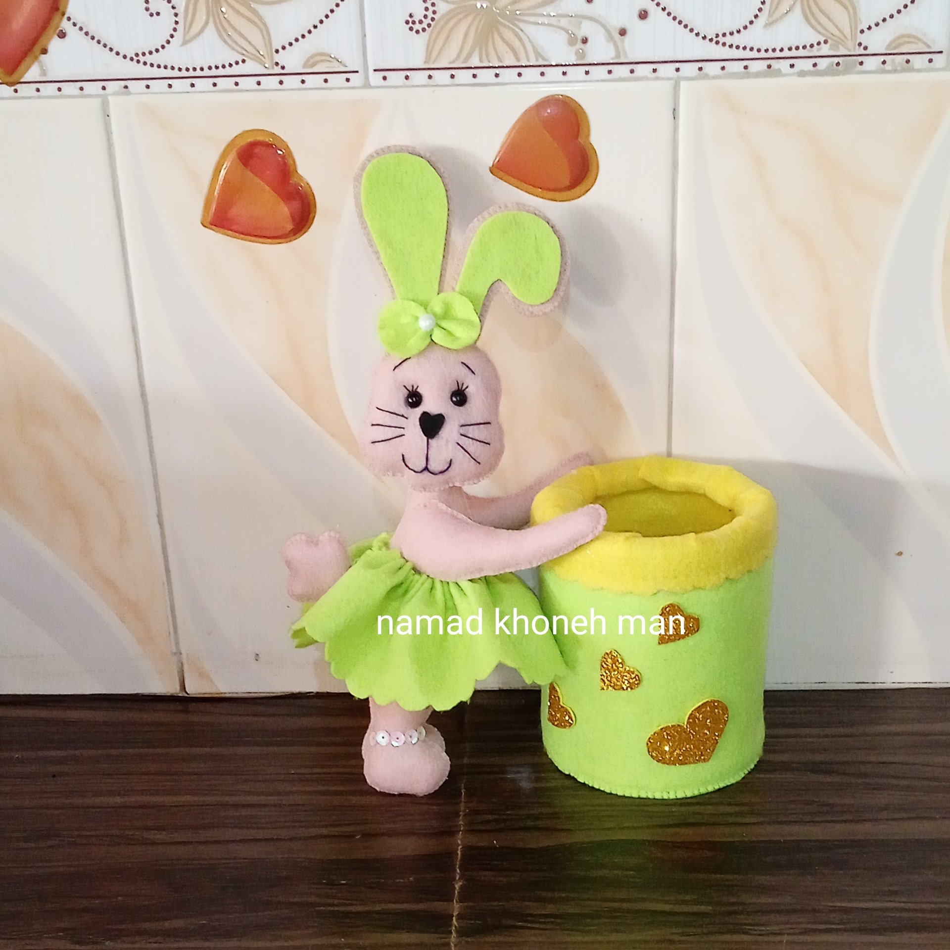 جامدادی رومیزی نمدی