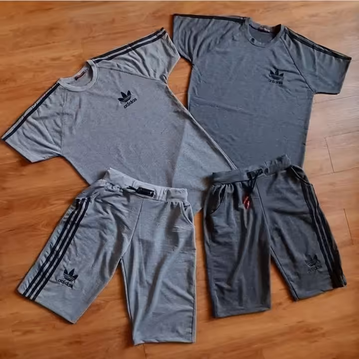 ست تیشرت شلوارک آدیداس سه خط
