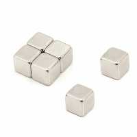 آهنربا نئودیمیوم 10x10x10 میلیمتر سوپر مگنت مکعبی بسته 4عددی،نگهدارنده ابزار