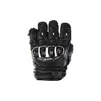 دستکش موتورسیکلت مشکی مردانه TRACTECH EVO 4 موتور سیکلت چرمی کوتاه سیاه RST