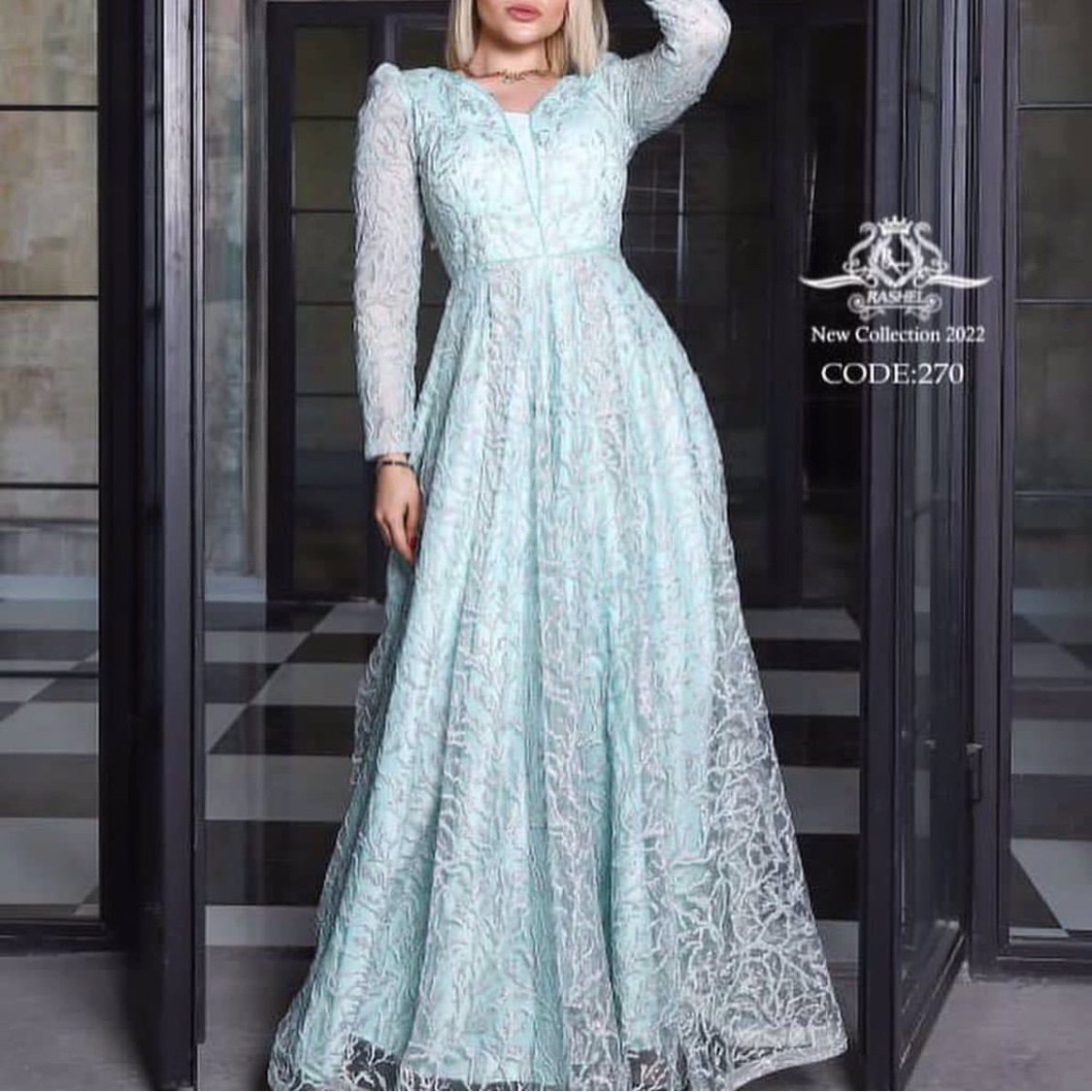 پیراهن بلند درختی