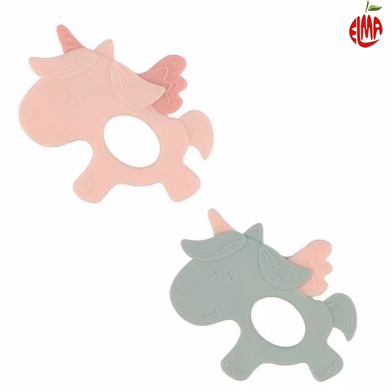 دندانگیر سیلیکونی طرح اسب تک شاخ کیکابو Kikkaboo