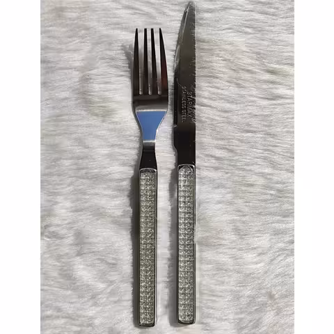 کارد چنگال نگین دار