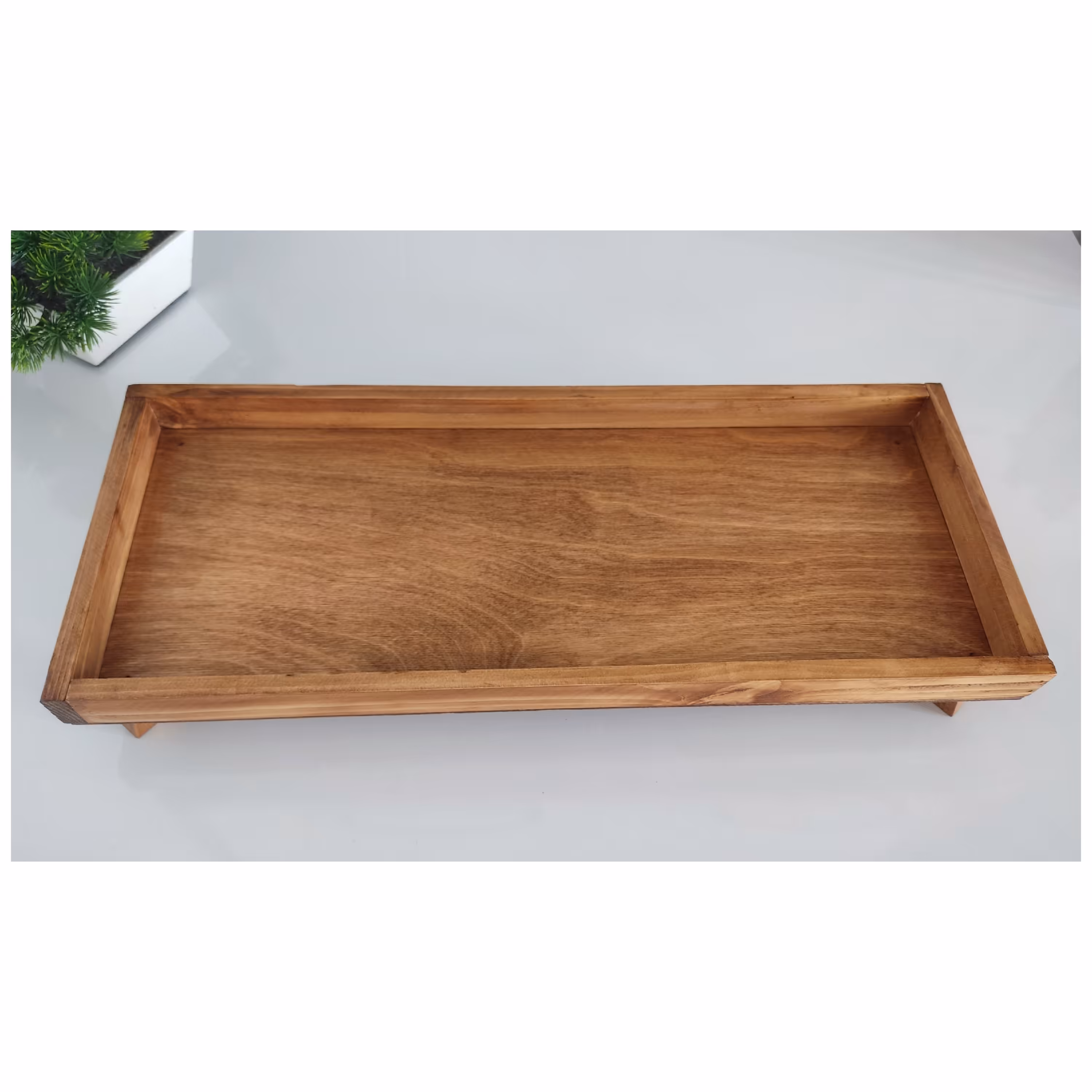 رایزر چوبی پایه دار  لبه کوتاه