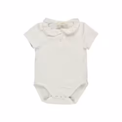 بادی آستین کوتاه دخترانه سفید