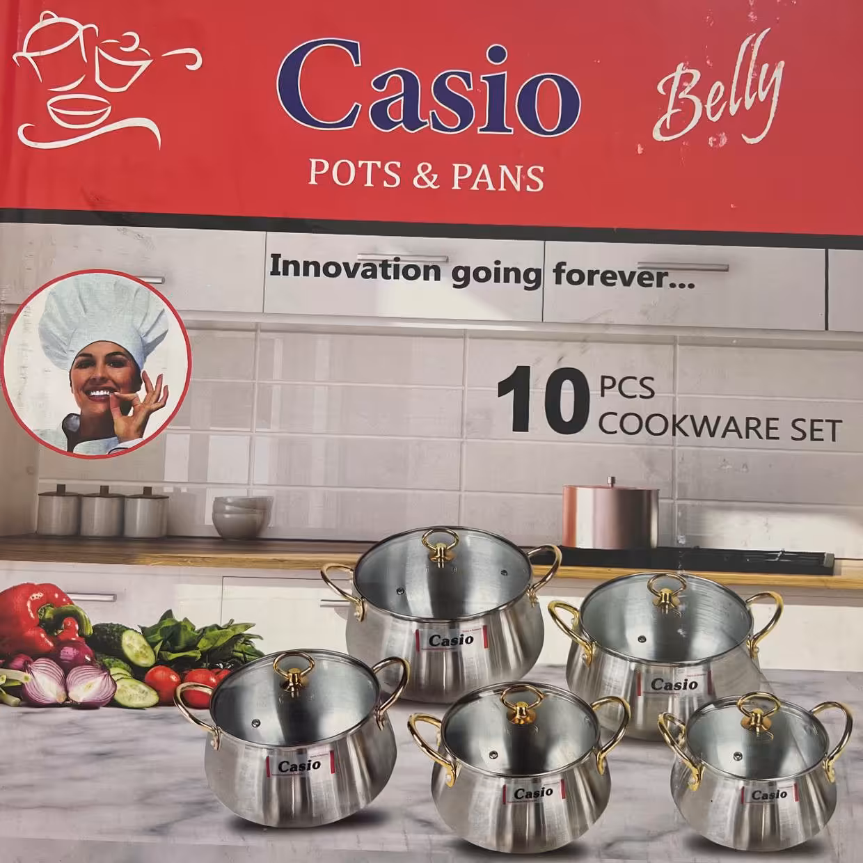 قابلمه 10پارچه کاسیو