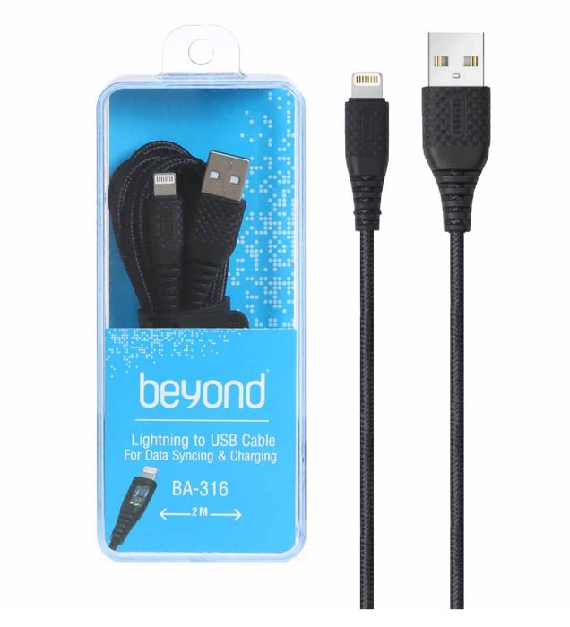 کابل شارژ آیفون بیاند مدل BA-316 طول 2 متر