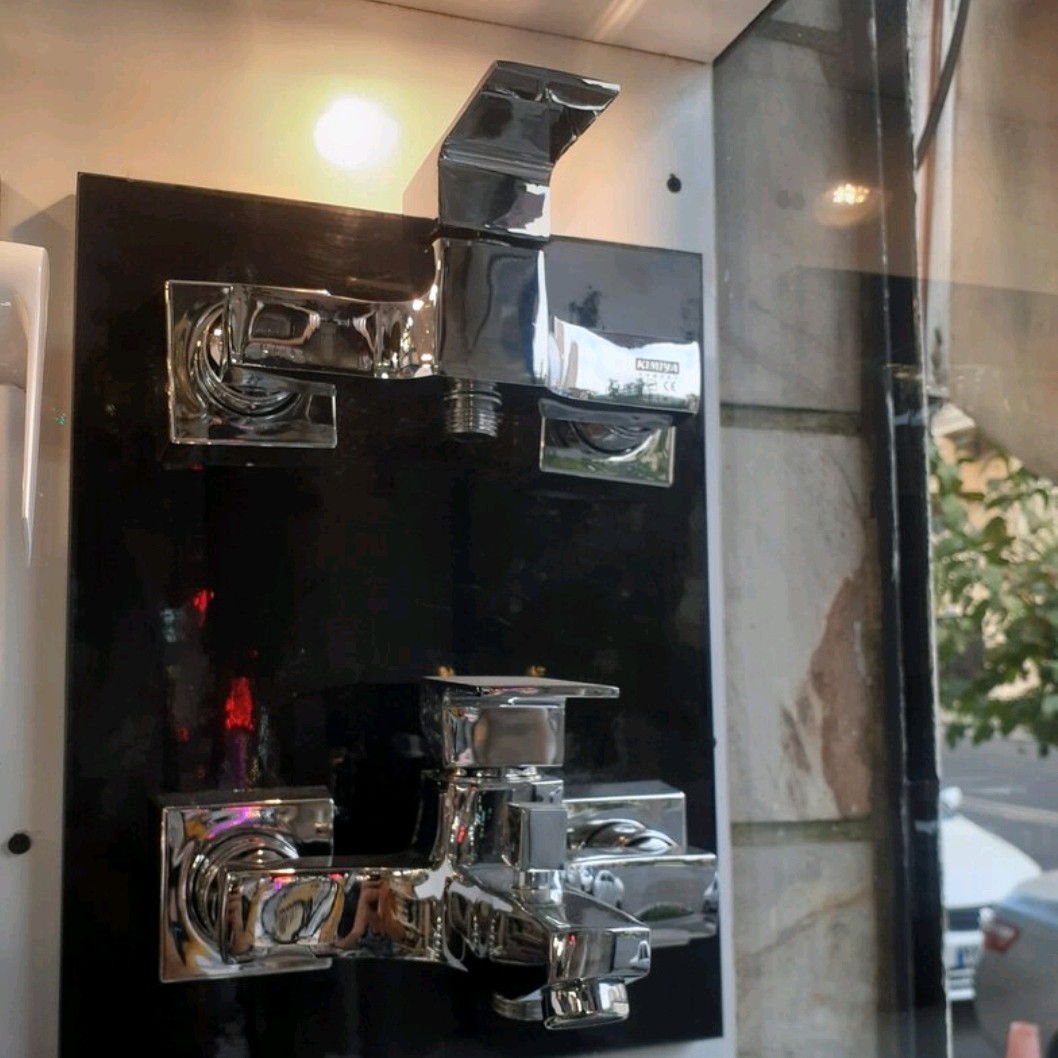 شیرآلات کیمیا مدل فلت وسط کیفیت عالی 5 سال گارانتی تعویض