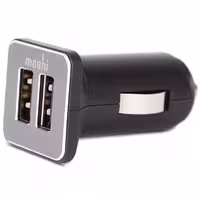 شارژر فندکی MOSHI موشی مدل 24 وات Duo Car Charger - Hiapple.ir