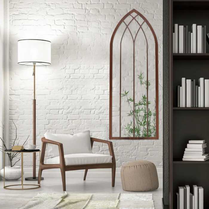 آینه نیم  قد الف مدل پروانه