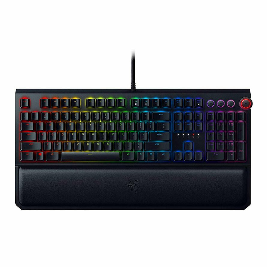 کیبورد گیمینگ ریزر BLACKWIDOW ELITE Green Switch