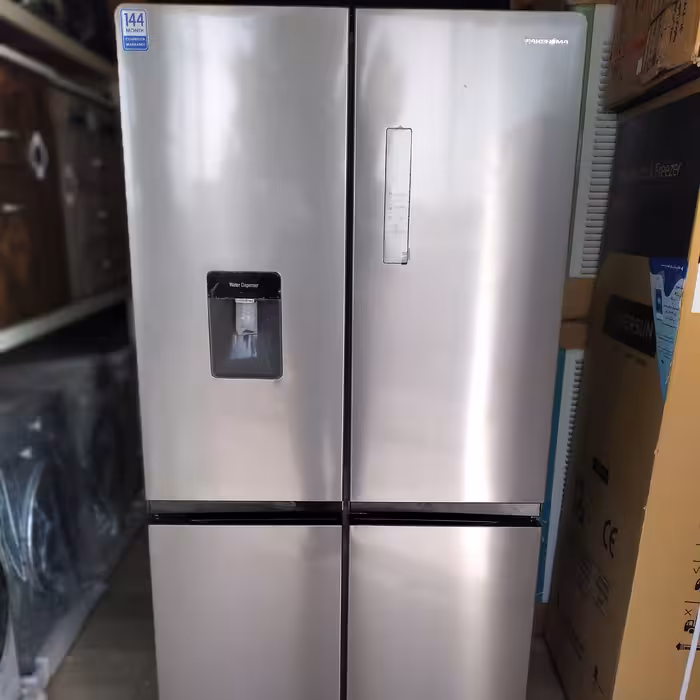 یخچال فریزر ساید بای ساید پاکشوما مدل 190 و 530 درب استیل 4 درب (پس کرایه)