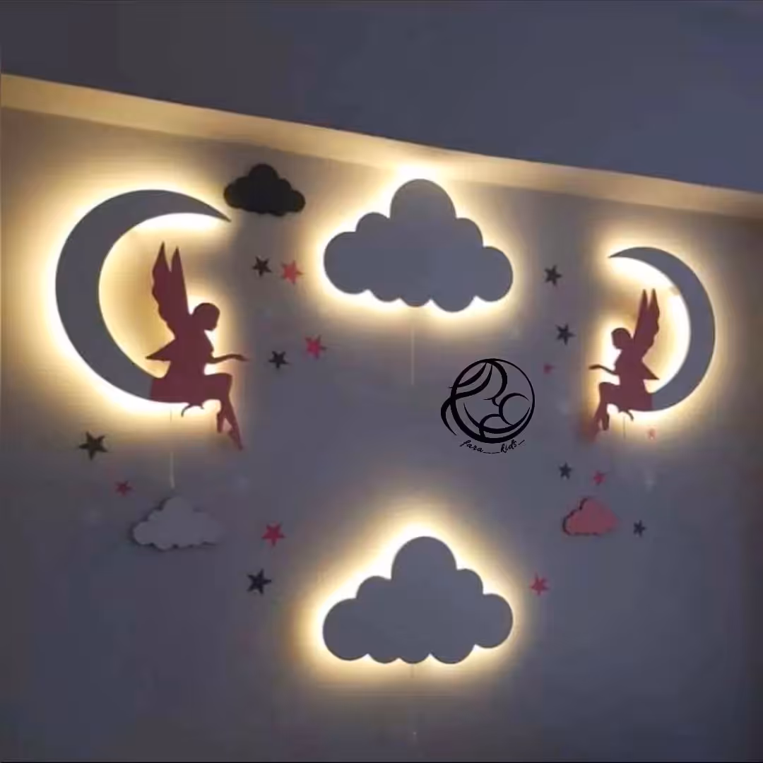 چراغ خواب دخترانه فارا -ست چهار عددی 