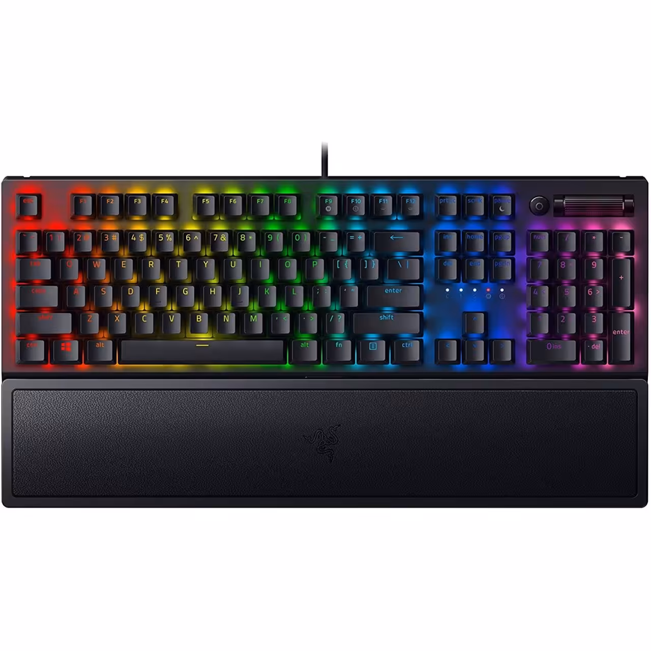 کیبورد مخصوص بازی ریزر مدل Blackwidow v3 Green swithes