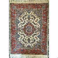 قالیچه دستبافت 3متری پر ابریشم(مرغوب)