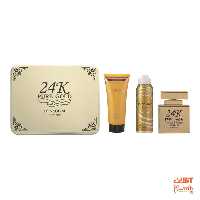 ست ادوپرفیوم زنانه لنکوم مدل 24K Pure Gold حجم 100 میلی لیتر